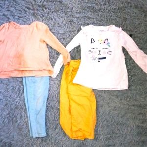 3t toddler girl bundle! 2 winter outfits!